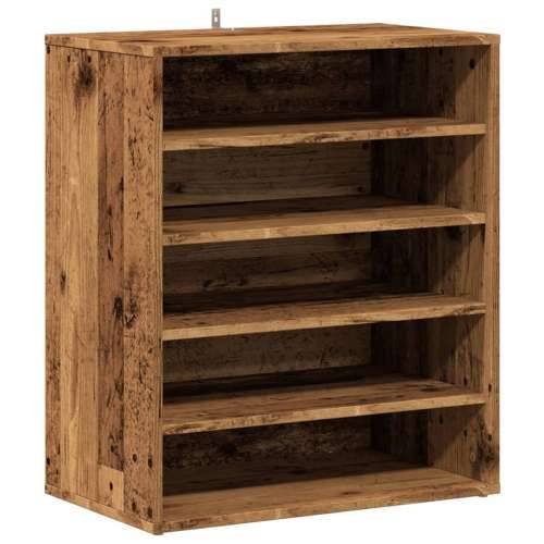 Ormarić za cipele staro drvo 60x35x70 cm konstruirano drvo - Staro drvo 60 x 35 x 70 cm 1 shoe cabinet without door Cijena