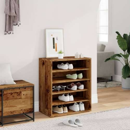 Ormarić za cipele staro drvo 60x35x70 cm konstruirano drvo - Staro drvo 60 x 35 x 70 cm 1 shoe cabinet without door Cijena