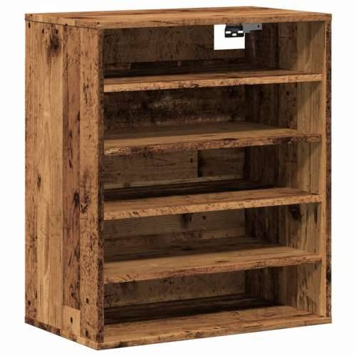 Ormarić za cipele staro drvo 60x35x70 cm konstruirano drvo - Staro drvo 60 x 35 x 70 cm 1 shoe cabinet without door Cijena