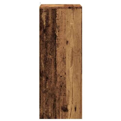 Ormarić za cipele boja staro drvo 60x35x92 cm konstruirano drvo - Staro drvo 60 x 35 x 92 cm 1 shoe cabinet without door Cijena