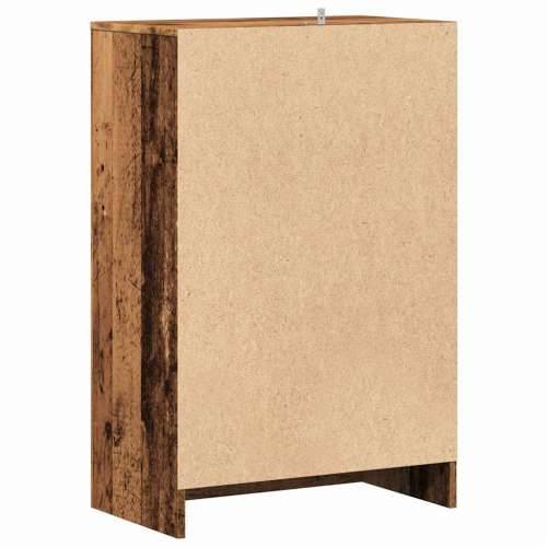 Ormarić za cipele boja staro drvo 60x35x92 cm konstruirano drvo - Staro drvo 60 x 35 x 92 cm 1 shoe cabinet without door Cijena
