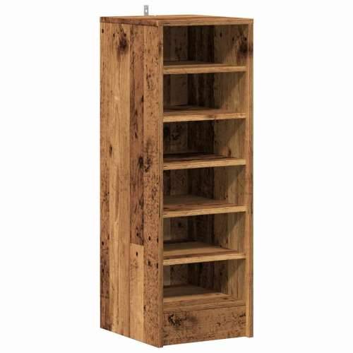 Ormarić za cipele staro drvo 32x35x92 cm konstruirano drvo - Staro drvo 31.5 x 35 x 92 cm 1 shoe cabinet without door Cijena