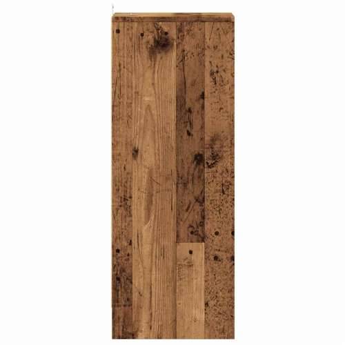 Ormarić za cipele staro drvo 32x35x92 cm konstruirano drvo - Staro drvo 31.5 x 35 x 92 cm 1 shoe cabinet without door Cijena