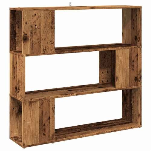 Ormarić za knjige/Paravan - Sobna pregrada staro drvo 100x24x94 cm - Staro drvo 1 100 x 24 x 94 cm Cijena