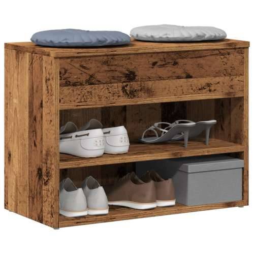 Klupa za cipele staro drvo 60x30x45 cm izrađeno drvo - Staro drvo 60 x 30 x 45 cm 1 Cijena