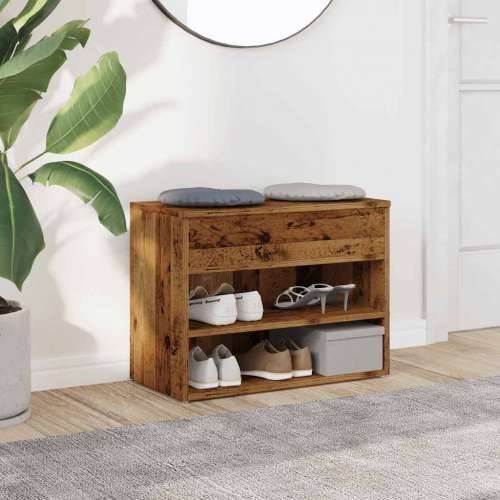 Klupa za cipele staro drvo 60x30x45 cm izrađeno drvo - Staro drvo 60 x 30 x 45 cm 1 Cijena