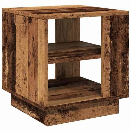 Stol za kavu staro drvo 40x40x43 cm konstruirano drvo - Staro drvo 40 x 40 x 43 cm 1 Cijena