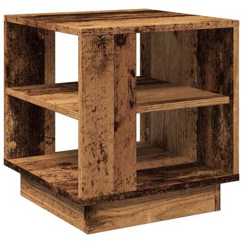 Stol za kavu staro drvo 40x40x43 cm konstruirano drvo - Staro drvo 40 x 40 x 43 cm 1 Cijena