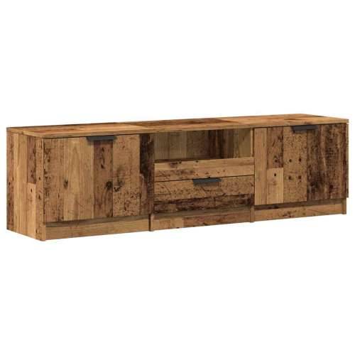 TV ormarić staro drvo 140x35x40 cm konstruirano drvo - Staro drvo 1 Cijena