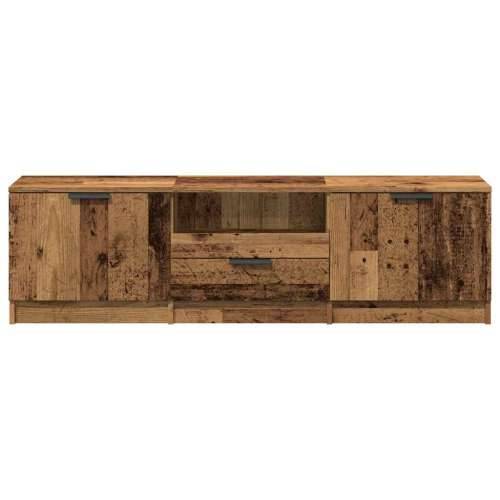 TV ormarić staro drvo 140x35x40 cm konstruirano drvo - Staro drvo 1 Cijena