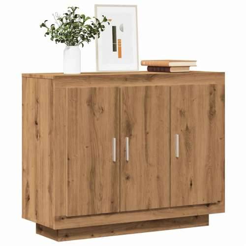 Komoda Artisan hrast 92x35x75 cm izrađeno drvo - hrast artisan 1 Cijena