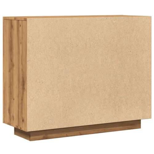 Komoda Artisan hrast 92x35x75 cm izrađeno drvo - hrast artisan 1 Cijena