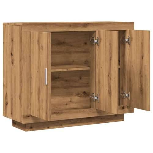 Komoda Artisan hrast 92x35x75 cm izrađeno drvo - hrast artisan 1 Cijena