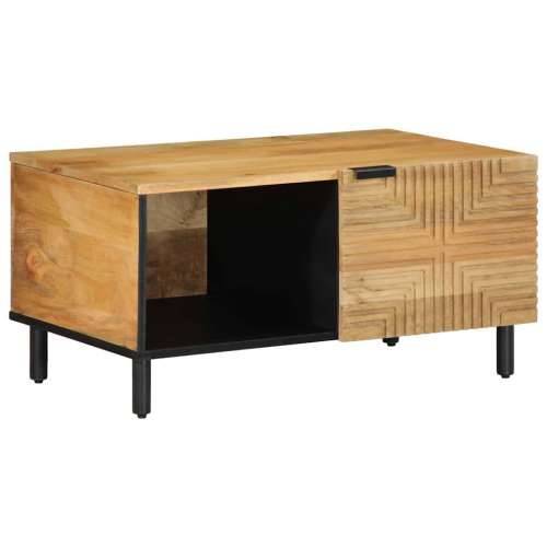 Stol za kavu smeđi 80x50x40 cm Puno drvo Mango - Smeđa 1 drvo manga Cijena