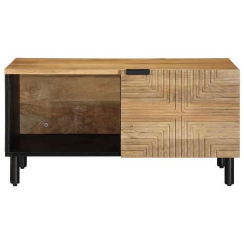 Stol za kavu smeđi 80x50x40 cm Puno drvo Mango - Smeđa 1 drvo manga Cijena