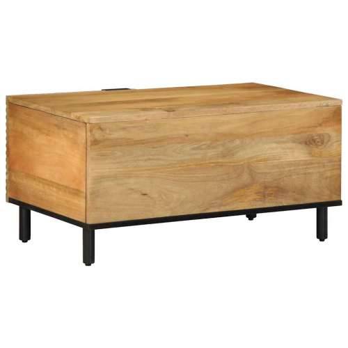 Stol za kavu smeđi 80x50x40 cm Puno drvo Mango - Smeđa 1 drvo manga Cijena