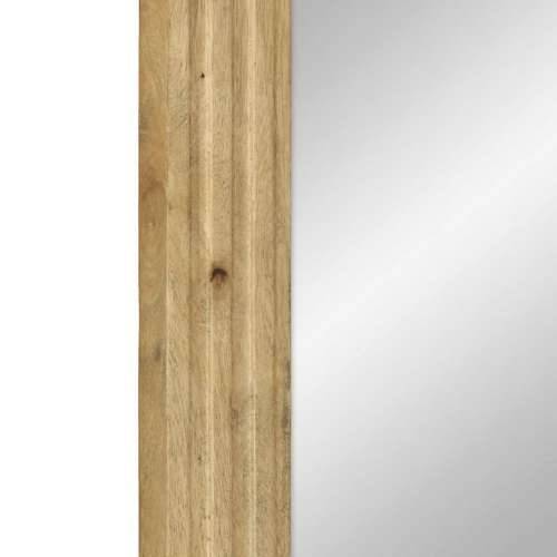 Kupaonsko ogledalo smeđe 50x70x3 cm Puno drvo Mango - masivno drvo manga 1 Cijena
