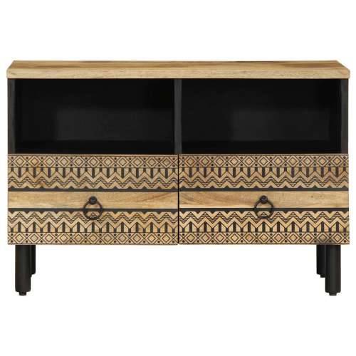 TV ormarić crni 70x33,5x46 cm Puno grubo drvo Mango Cijena