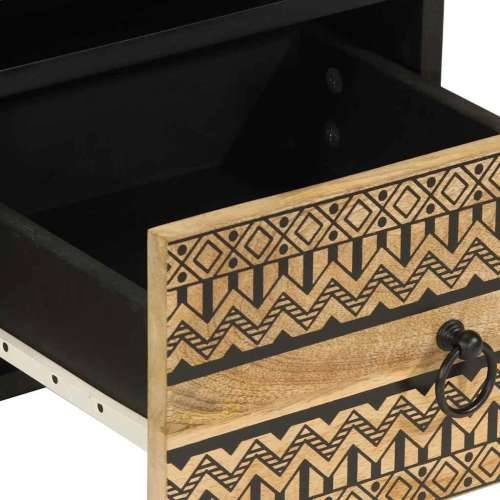 TV ormarić crni 70x33,5x46 cm Puno grubo drvo Mango Cijena