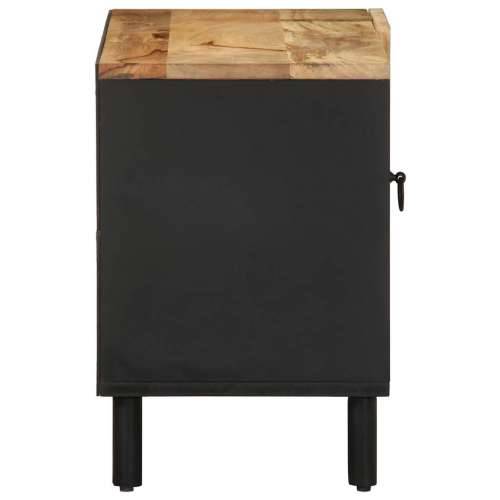 TV ormarić crni 80x33,5x46 cm Puno grubo drvo Mango Cijena
