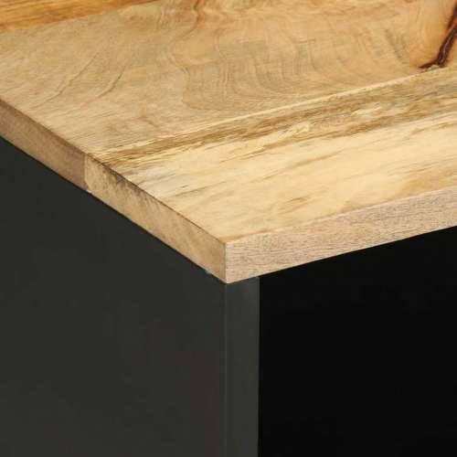 TV ormarić crni 80x33,5x46 cm Puno grubo drvo Mango Cijena
