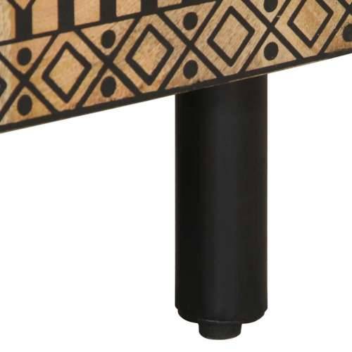 TV ormarić crni 80x33,5x46 cm Puno grubo drvo Mango Cijena