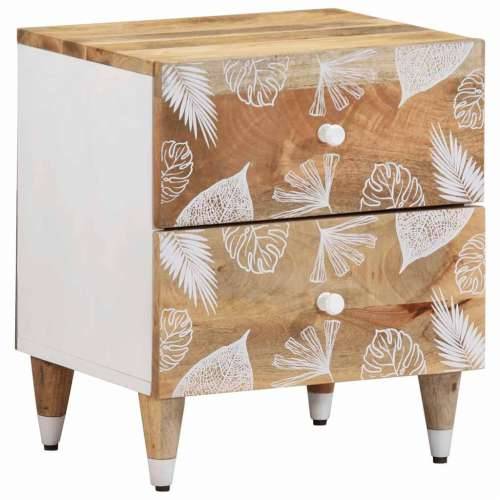 Noćni ormarić 40x33,5x46 cm Puno drvo Mango - 1 Cijena