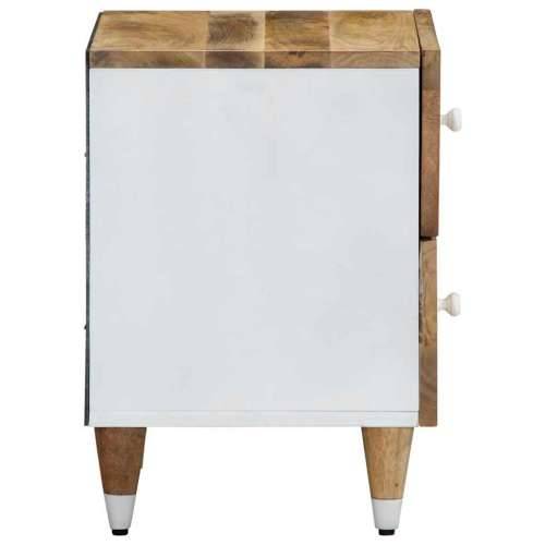 Noćni ormarić 40x33,5x46 cm Puno drvo Mango - 1 Cijena