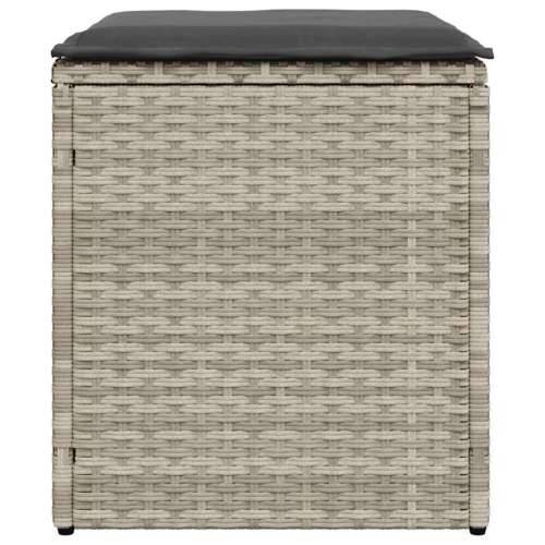 Vrtni stolci s jastucima 2 kom svijetlo sivi 40x40x43 cm - Svjetlosiva 1 Cijena