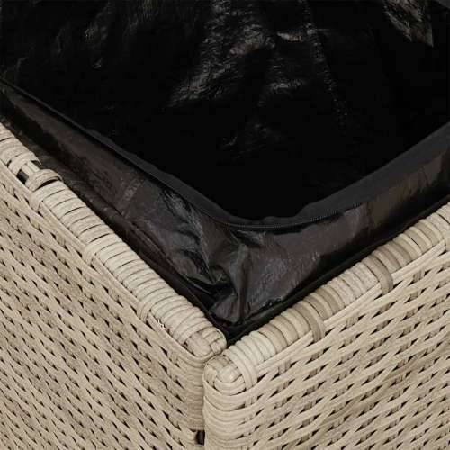 Vrtni stolci s jastucima 2 kom svijetlo sivi 40x40x43 cm - Svjetlosiva 1 Cijena