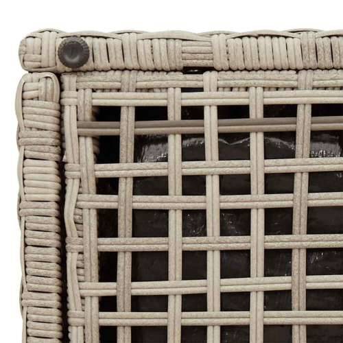 Vrtni stolci s jastucima 2 kom svijetlo sivi 40x40x43 cm - Svjetlosiva 1 Cijena