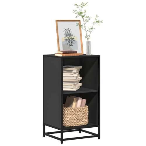Ormar za knjige crni 40x35x76 cm izrađeno drvo - Crna 1 76 cm 40 cm Cijena