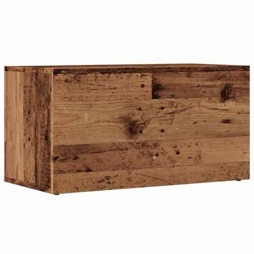 LP kutija za pohranu staro drvo 69,5x34x36 cm konstruirano drvo - Staro drvo 1 Cijena