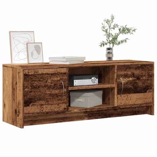 TV ormarić staro drvo 102x30x37,5 cm konstruirano drvo - Staro drvo 1 Cijena