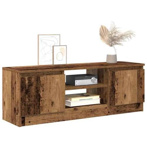 TV ormarić staro drvo 102x30x36 cm konstruirano drvo - Staro drvo 1 Cijena