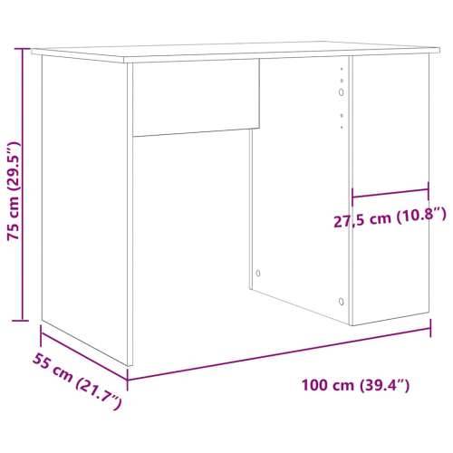 Stol staro drvo 100x55x75 cm konstruirano drvo - Staro drvo Cijena