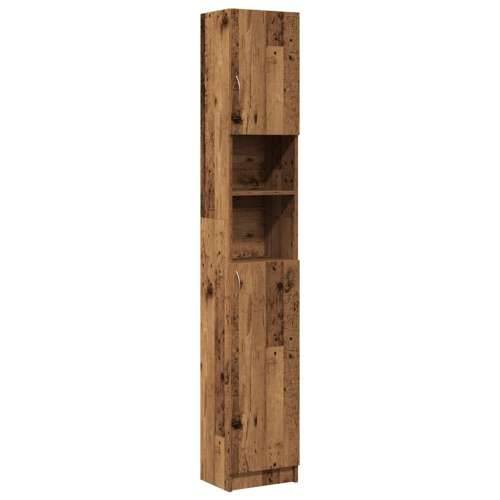 Kupaonski ormarić staro drvo 32x25,5x190 cm konstruirano drvo - Staro drvo 1 Cijena