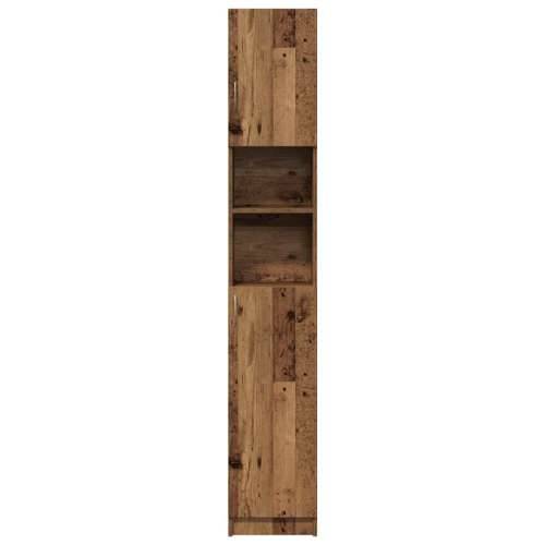 Kupaonski ormarić staro drvo 32x25,5x190 cm konstruirano drvo - Staro drvo 1 Cijena