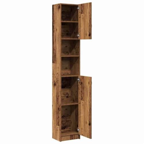 Kupaonski ormarić staro drvo 32x25,5x190 cm konstruirano drvo - Staro drvo 1 Cijena