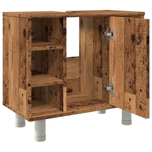 Kupaonski ormarić staro drvo 60x32x53,5 cm konstruirano drvo - Staro drvo 1 Cijena