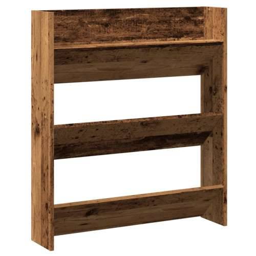 Zidni ormarić za cipele staro drvo 80x18x90cm konstruirano drvo - Staro drvo 1 90 cm 80 cm Cijena