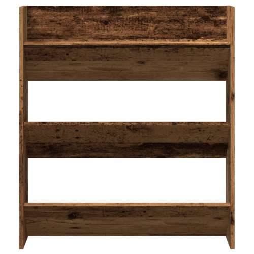 Zidni ormarić za cipele staro drvo 80x18x90cm konstruirano drvo - Staro drvo 1 90 cm 80 cm Cijena