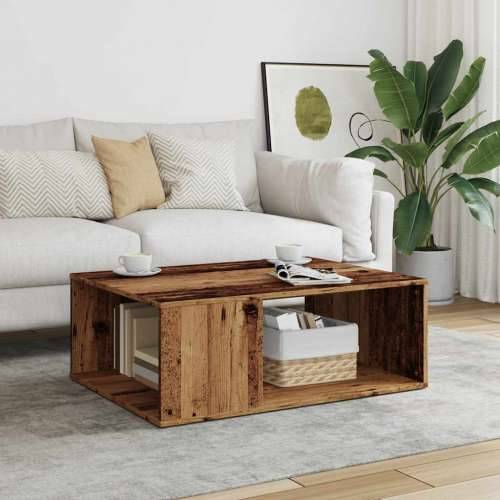 Stol za kavu Staro drvo 90x67x33 cm Konstruirano drvo - Staro drvo 1 Cijena