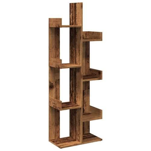 Ormarić za knjige staro drvo 48x25,5x140 cm konstruirano drvo - Staro drvo 1 48 cm Cijena