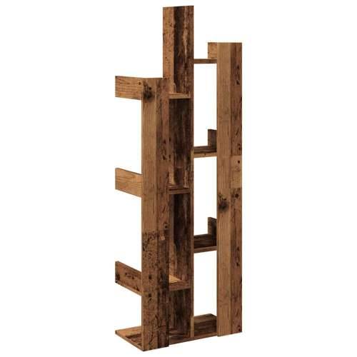 Ormarić za knjige staro drvo 48x25,5x140 cm konstruirano drvo - Staro drvo 1 48 cm Cijena