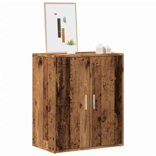 Ormarić za cipele staro drvo 60x35x70 cm konstruirano drvo - Staro drvo 60 x 35 x 70 cm 1 shoe cabinet with door Cijena