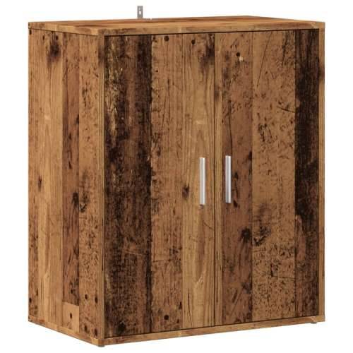 Ormarić za cipele staro drvo 60x35x70 cm konstruirano drvo - Staro drvo 60 x 35 x 70 cm 1 shoe cabinet with door Cijena