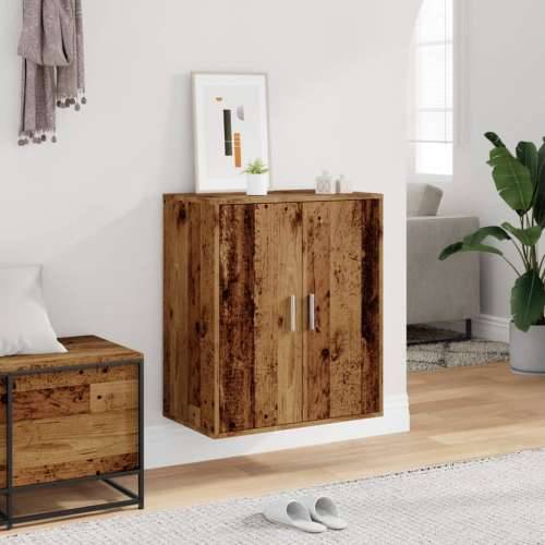 Ormarić za cipele staro drvo 60x35x70 cm konstruirano drvo - Staro drvo 60 x 35 x 70 cm 1 shoe cabinet with door Cijena