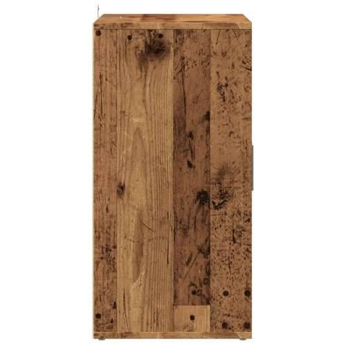 Ormarić za cipele staro drvo 60x35x70 cm konstruirano drvo - Staro drvo 60 x 35 x 70 cm 1 shoe cabinet with door Cijena
