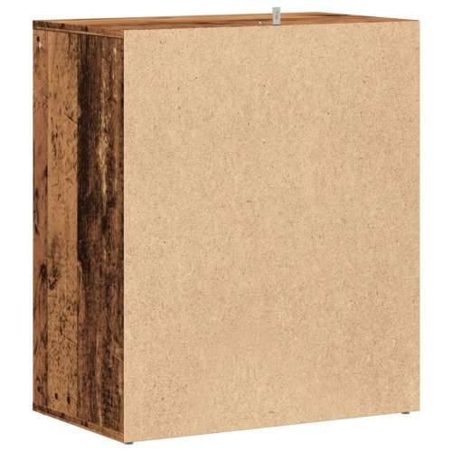 Ormarić za cipele staro drvo 60x35x70 cm konstruirano drvo - Staro drvo 60 x 35 x 70 cm 1 shoe cabinet with door Cijena